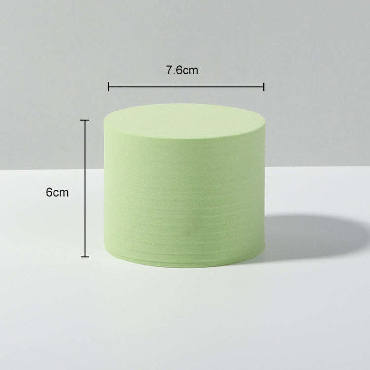 7.6 x 6cm Cylinder Geometric Cube Solid Color Photography Photo Background Table Shooting Foam Pr...