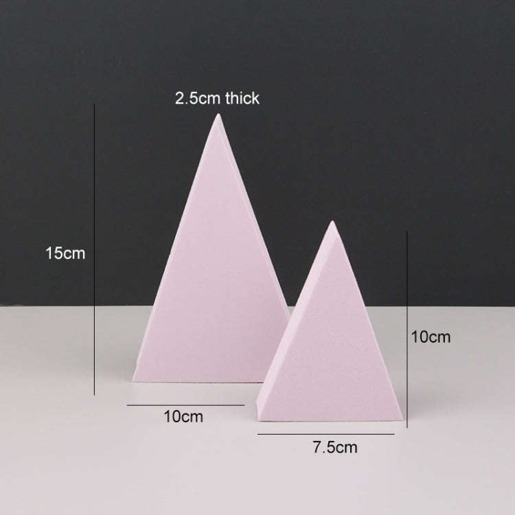 2 x Triangles Combo Kits Geometric Cube Solid Color Photography Photo Background Table Shooting F...