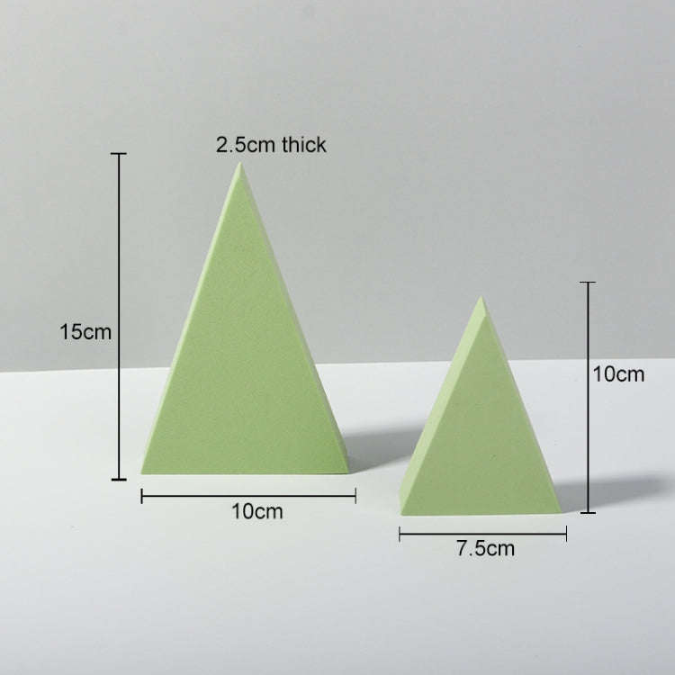 2 x Triangles Combo Kits Geometric Cube Solid Color Photography Photo Background Table Shooting F...