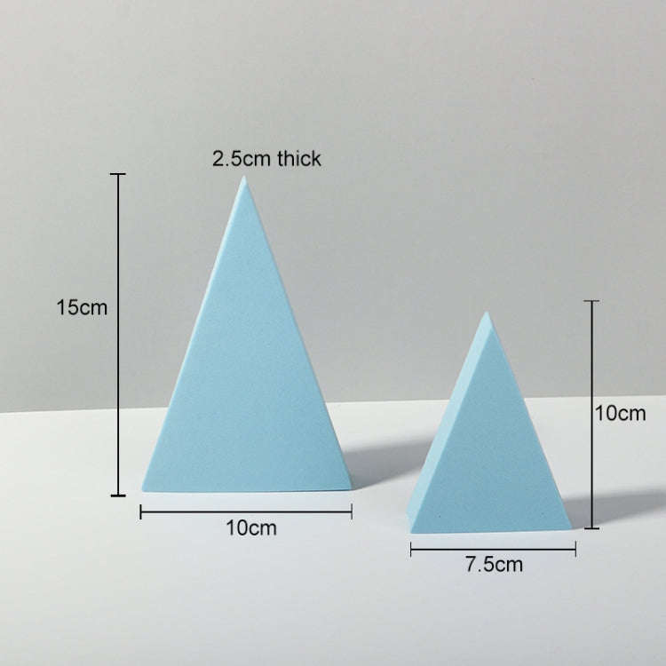 2 x Triangles Combo Kits Geometric Cube Solid Color Photography Photo Background Table Shooting F...
