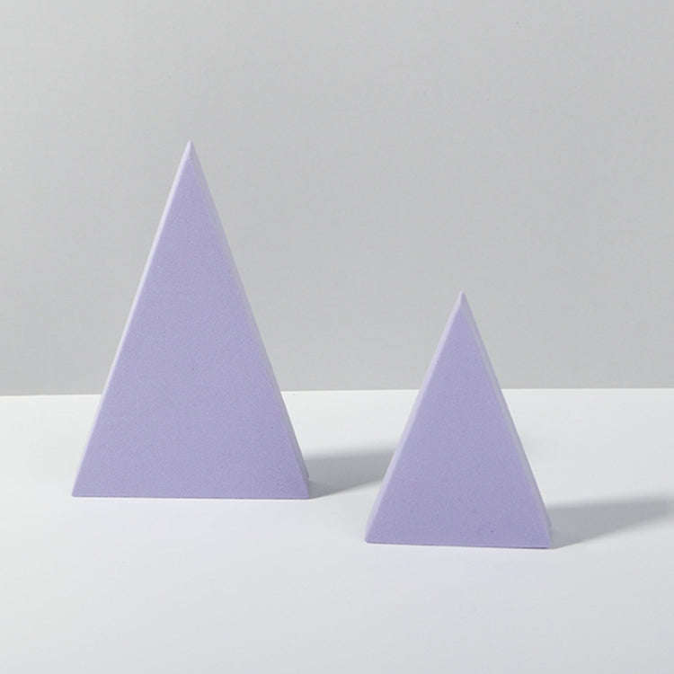 2 x Triangles Combo Kits Geometric Cube Solid Color Photography Photo Background Table Shooting F...