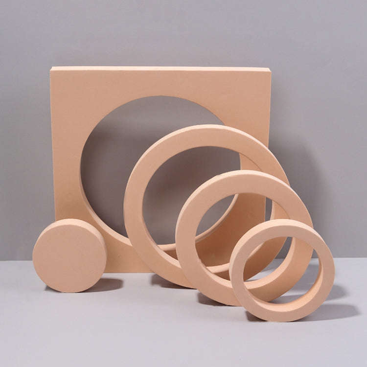 Round Combo Kits Geometric Cube Solid Color Photography Photo Background Table Shooting Foam Prop...
