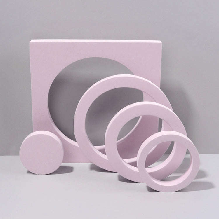 Round Combo Kits Geometric Cube Solid Color Photography Photo Background Table Shooting Foam Prop...