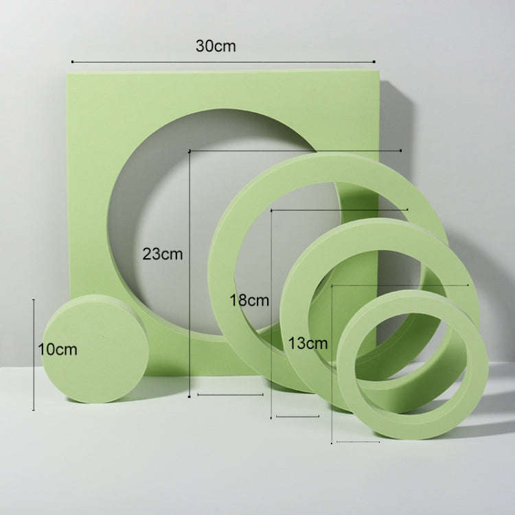 Round Combo Kits Geometric Cube Solid Color Photography Photo Background Table Shooting Foam Prop...