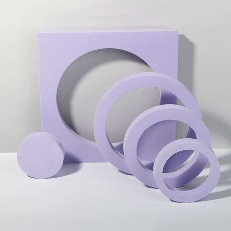 Round Combo Kits Geometric Cube Solid Color Photography Photo Background Table Shooting Foam Prop...