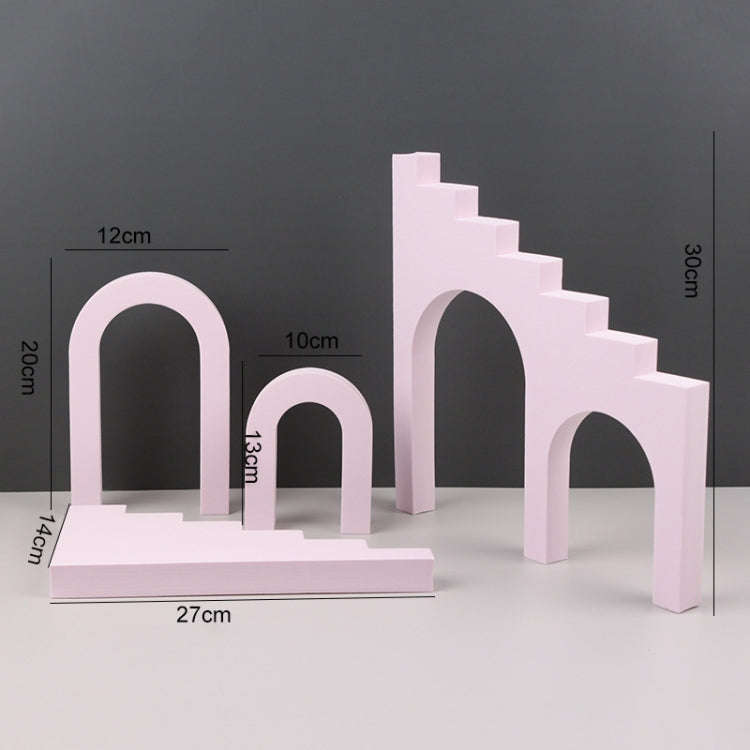 Ladder Combo Kits Geometric Cube Solid Color Photography Photo Background Table Shooting Foam Pro...