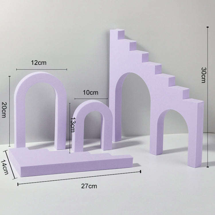 Ladder Combo Kits Geometric Cube Solid Color Photography Photo Background Table Shooting Foam Pro...