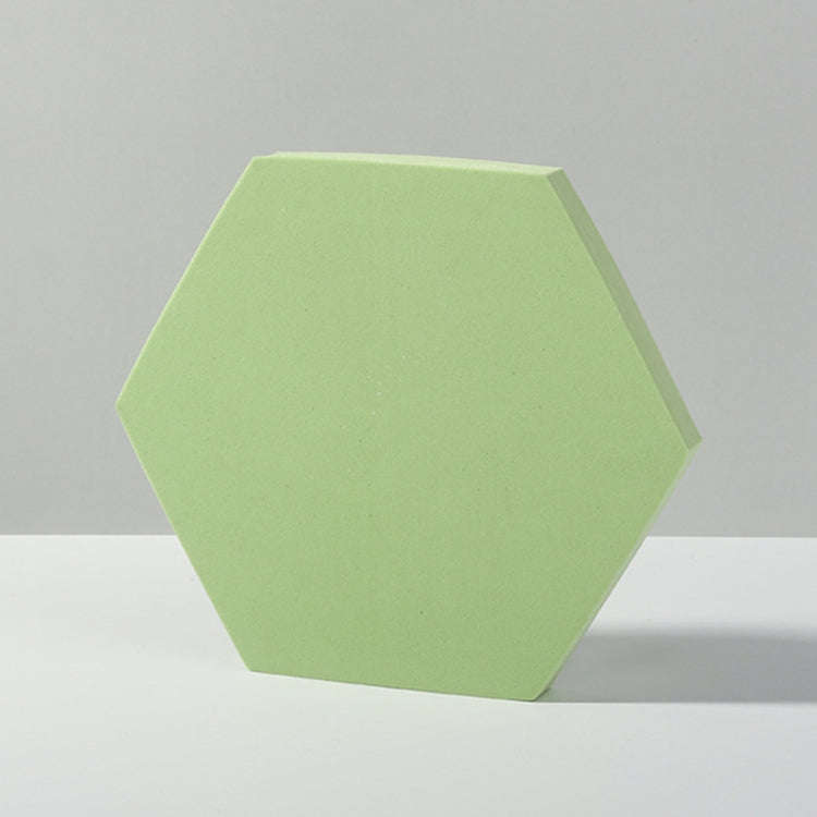 18 x 2cm Hexagon Geometric Cube Solid Color Photography Photo Background Table Shooting Foam Prop...