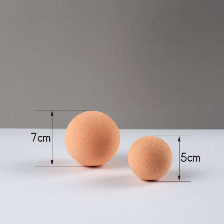 7cm Round Ball + 5cm Round Ball Geometric Cube Solid Color Photography Photo Background Table Sho...