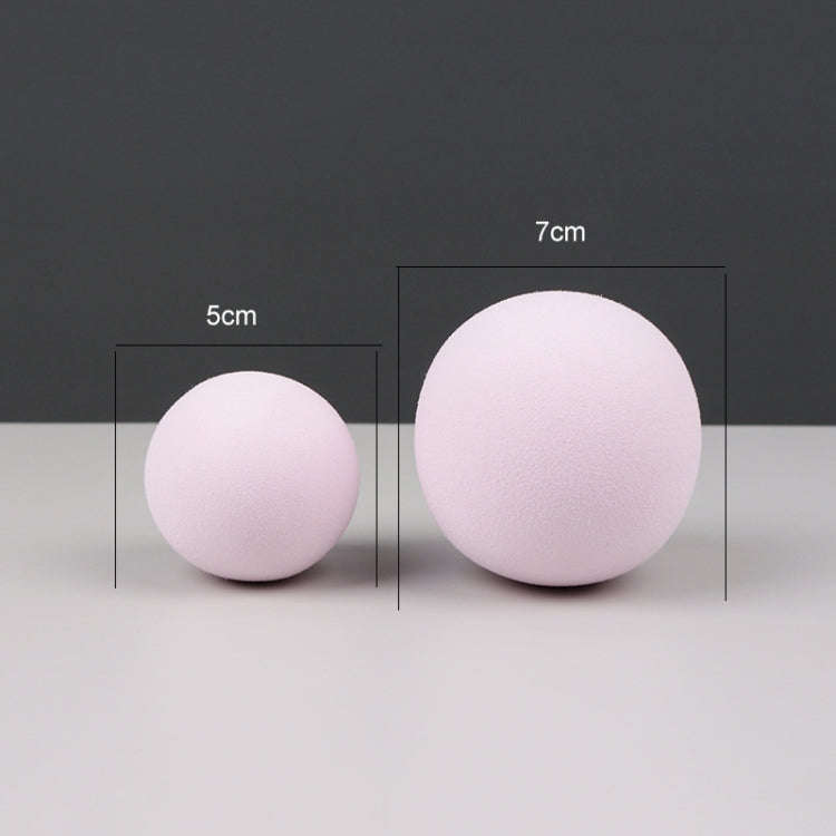 7cm Round Ball + 5cm Round Ball Geometric Cube Solid Color Photography Photo Background Table Sho...