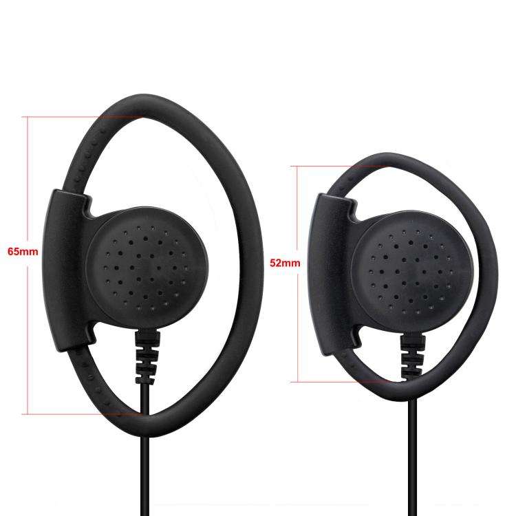 RETEVIS EEK012 Adjustable Contour High Volume K-head Double-needle D-type Ear Hook for H-777/RT-5...