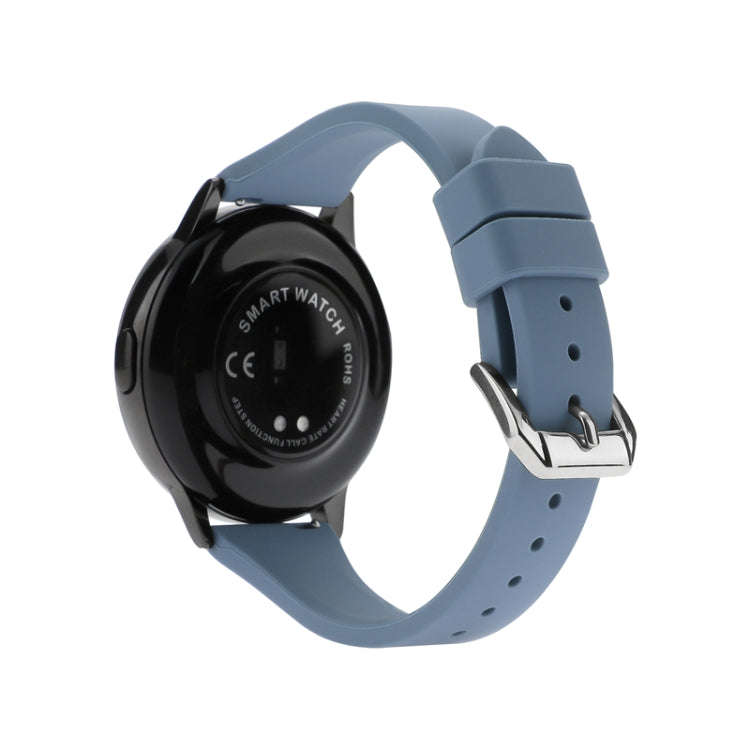 20mm T-shaped Buckle Silicone Watch Band(Lavender Grey)