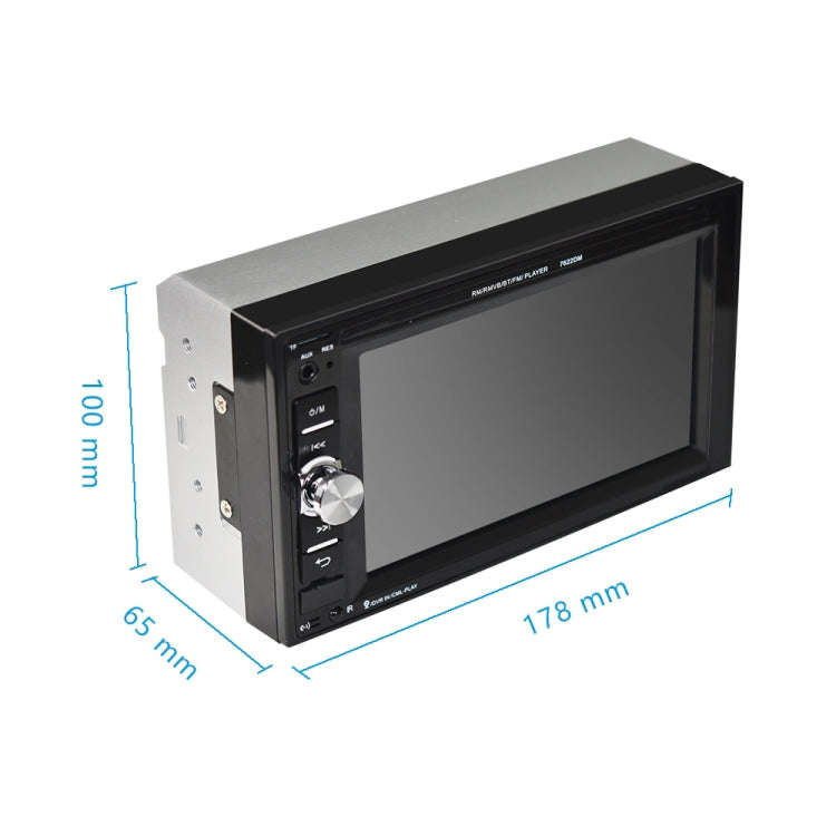 A2115 6.2 inch Car Dual DIN HD MP5 Player Support Bluetooth / FM / Phone Link / TF Card with Remo...
