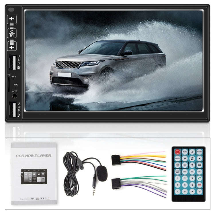 A2821 Car 7 inch Screen HD MP5 Player, Support Bluetooth / FM with Remote Control, Style:Standard