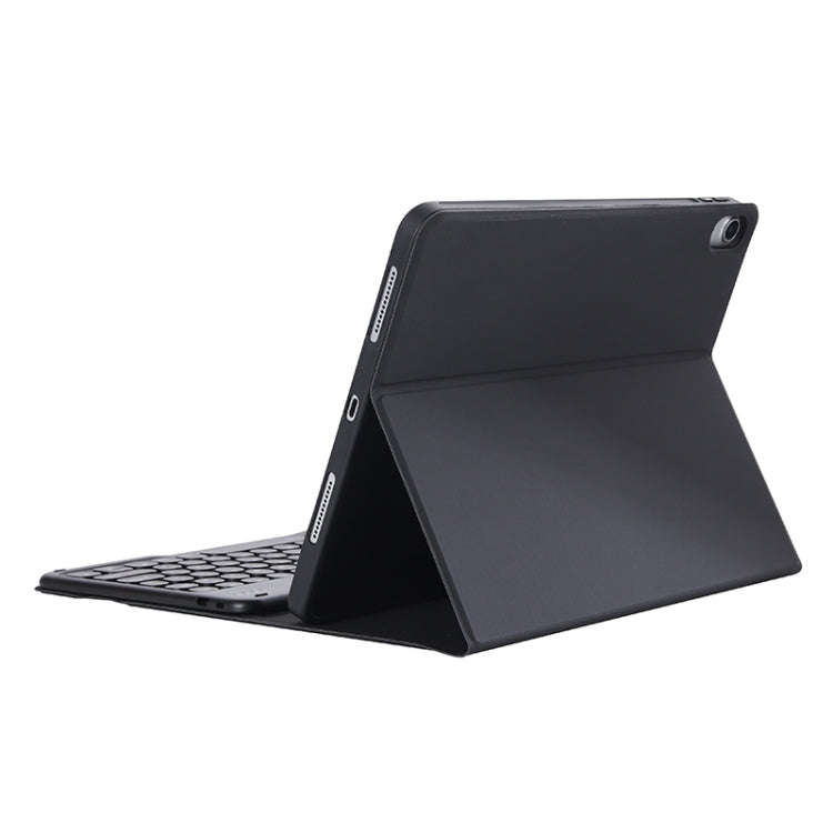 Y-C11B 2021 Detachable Candy Color Skin Texture Round Keycap Bluetooth Keyboard Leather Tablet Ca...