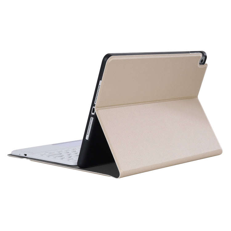 YA11B-A 2021 Detachable Lambskin Texture Round Keycap Bluetooth Keyboard Leather Tablet Case with...