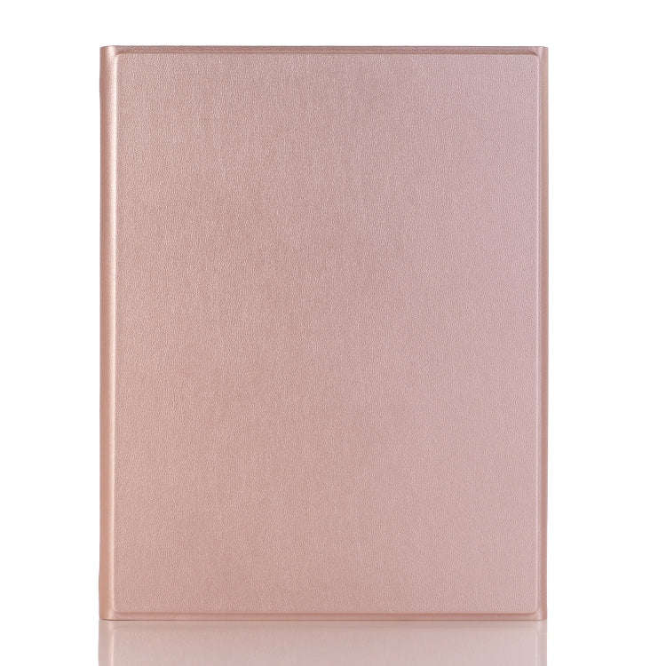 YA11B-A 2021 Detachable Lambskin Texture Round Keycap Bluetooth Keyboard Leather Tablet Case with...