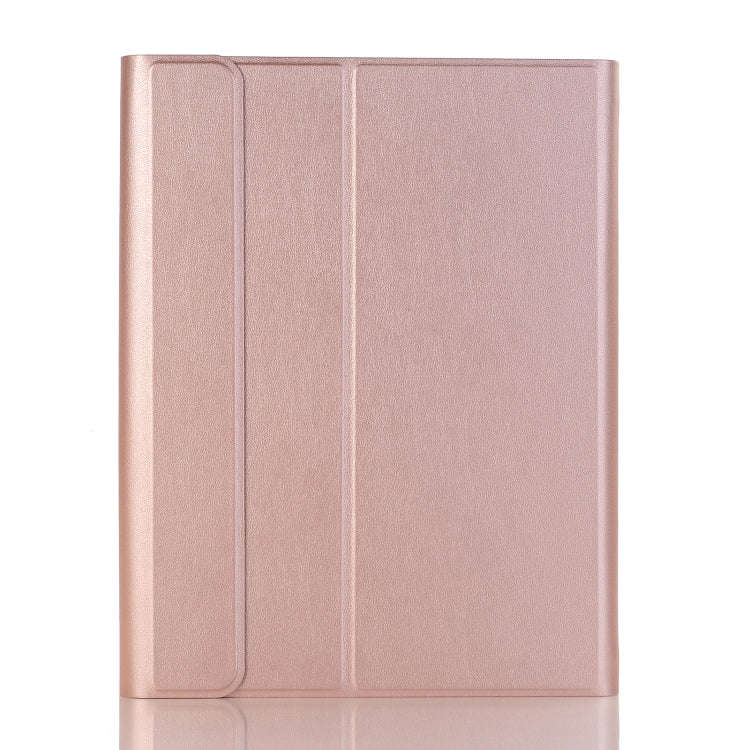 YA11B-A 2021 Detachable Lambskin Texture Round Keycap Bluetooth Keyboard Leather Tablet Case with...