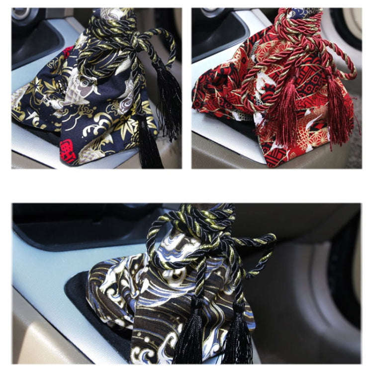 Car Personality Gear Cover Automatic Manual Gear Lever Dustproof Cover(Koi Red)