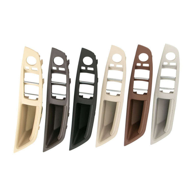 Car Left Front Inner Door Armrest for BMW  5 Series F10 / F18, Left Driving(Mocha)