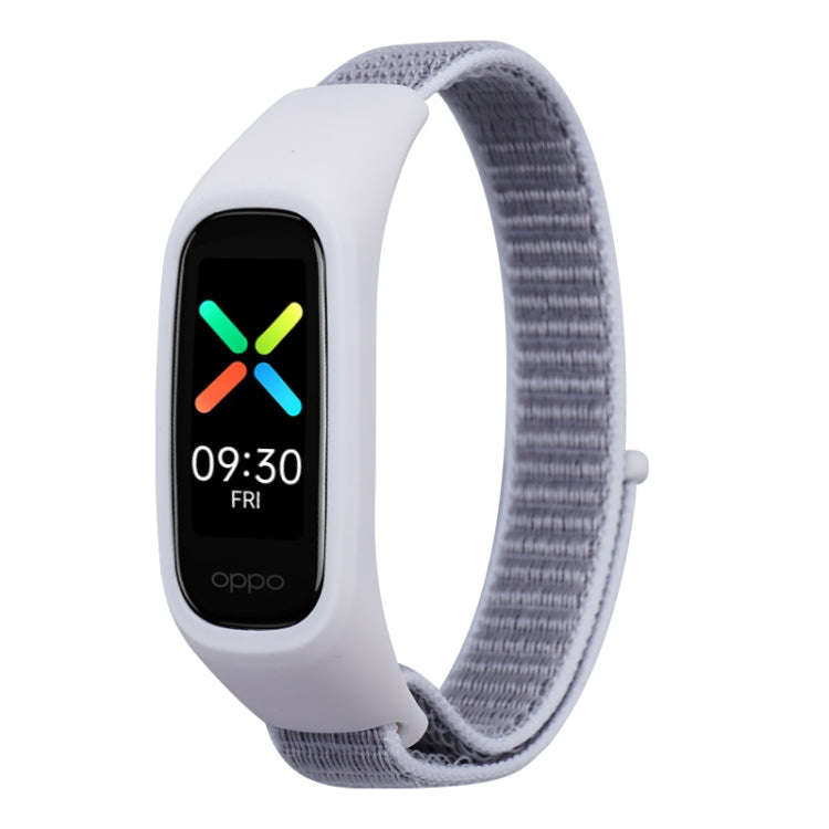 For OPPO Watch Nylon Watch Band(Seashell)