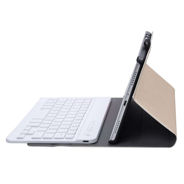 A220 Splittable Bluetooth Keyboard Leather Tablet Case for Samsung Galaxy Tab A7 Lite 8.7 T220 / ...