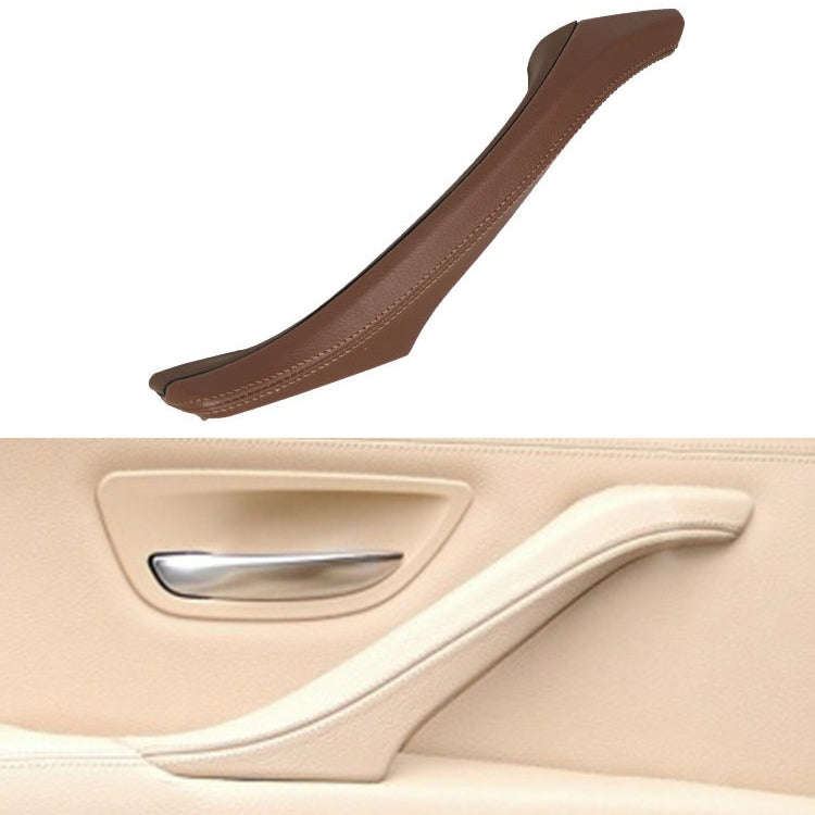 Car Leather Left Side Inner Door Handle Assembly 51417225854 for BMW 5 Series F10 / F18 2011-2017...