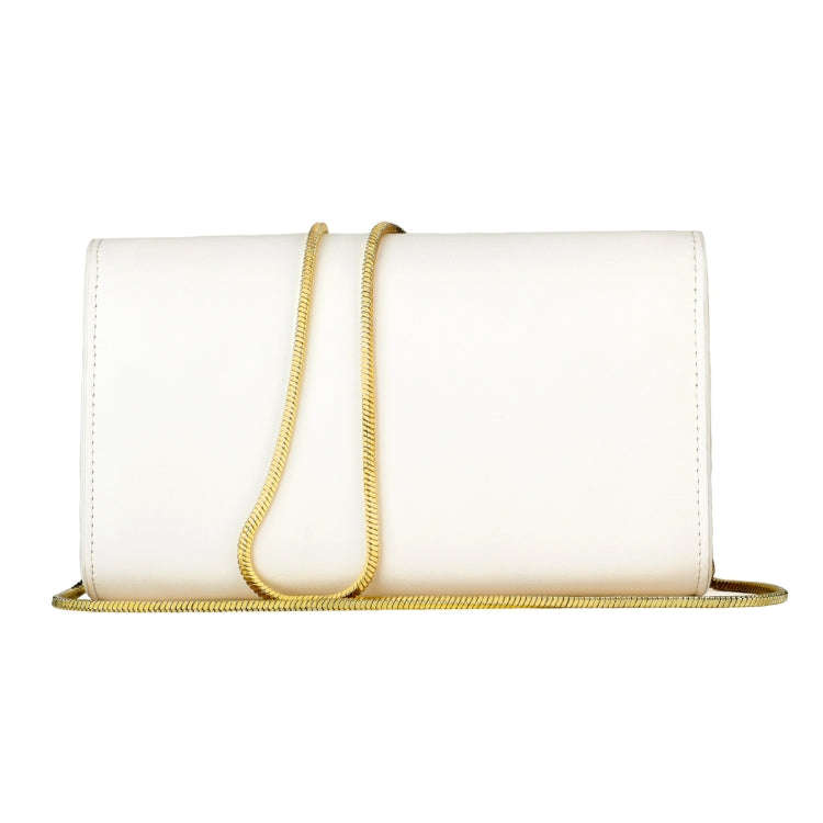 Ladies Fashion One-shoulder Simple Cowhide Messenger Bag(Black)