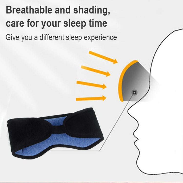 Bluetooth 5.0 Sleep Eye Masks Smart Wireless Music Eye Masks(Black)