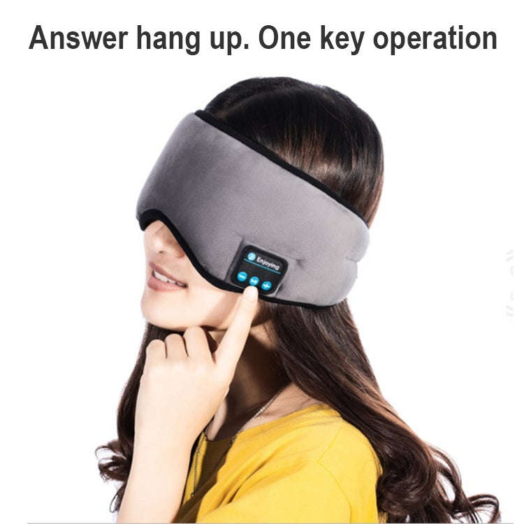 Bluetooth 5.0 Sleep Eye Masks Smart Wireless Music Eye Masks(Black)