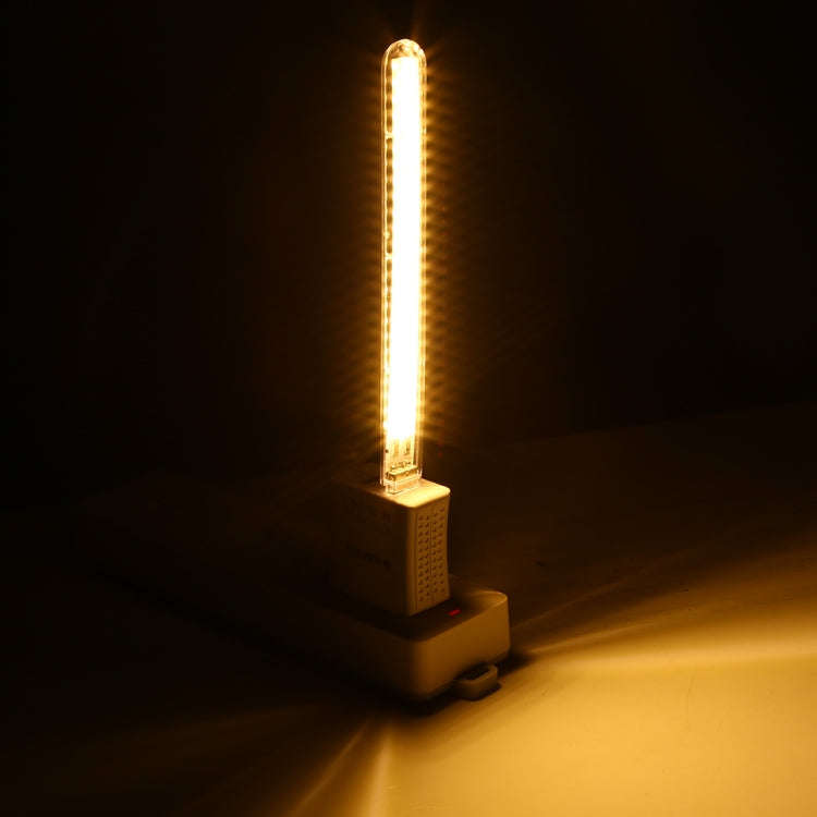 3W 24LEDs 5V 200LM USB LED Book Light Portable Night Light Warm Light