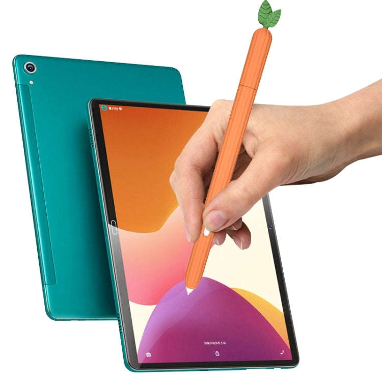 For Samsung Galaxy Tab S6 Lite P610 / P615 Fruit and Vegetable Shape Stylus Silicone Protective C...