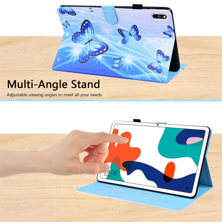 For Huawei MatePad 10.4 Animal Pattern Horizontal Flip Leather Case with Holder & Card Slots & Ph...