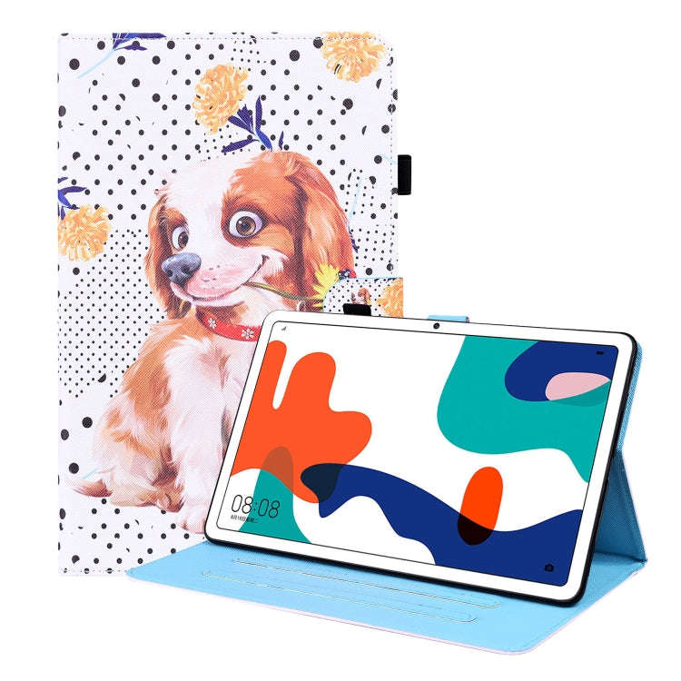 For Huawei MatePad 10.4 Animal Pattern Horizontal Flip Leather Case with Holder & Card Slots & Ph...