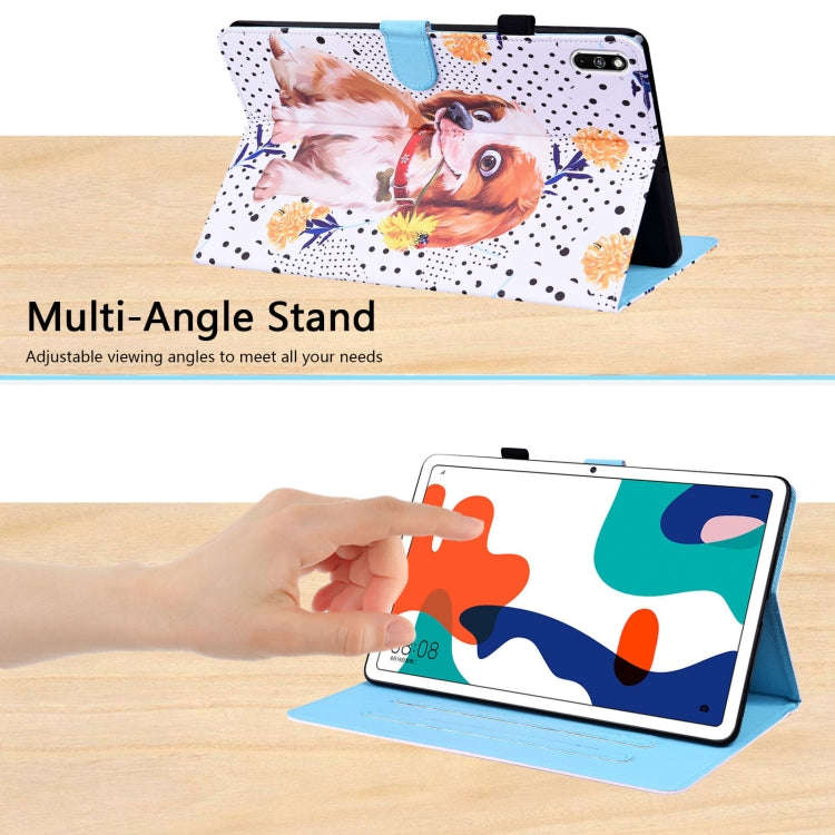 For Huawei MatePad 10.4 Animal Pattern Horizontal Flip Leather Case with Holder & Card Slots & Ph...