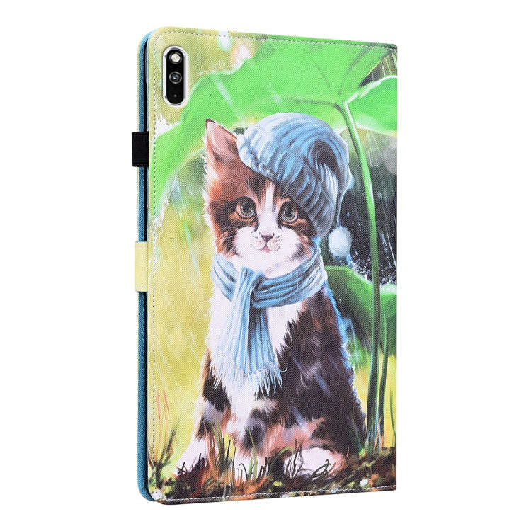 For Huawei MatePad 10.4 Animal Pattern Horizontal Flip Leather Case with Holder & Card Slots & Ph...