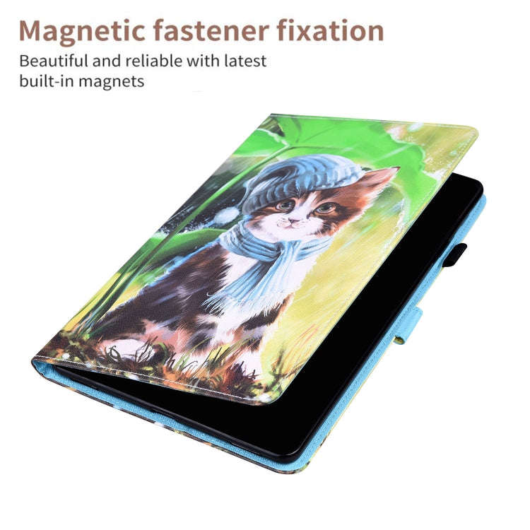 For Huawei MatePad 10.4 Animal Pattern Horizontal Flip Leather Case with Holder & Card Slots & Ph...