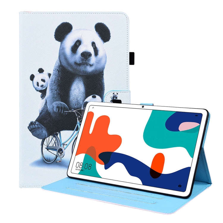 For Huawei MatePad 10.4 Animal Pattern Horizontal Flip Leather Case with Holder & Card Slots & Ph...