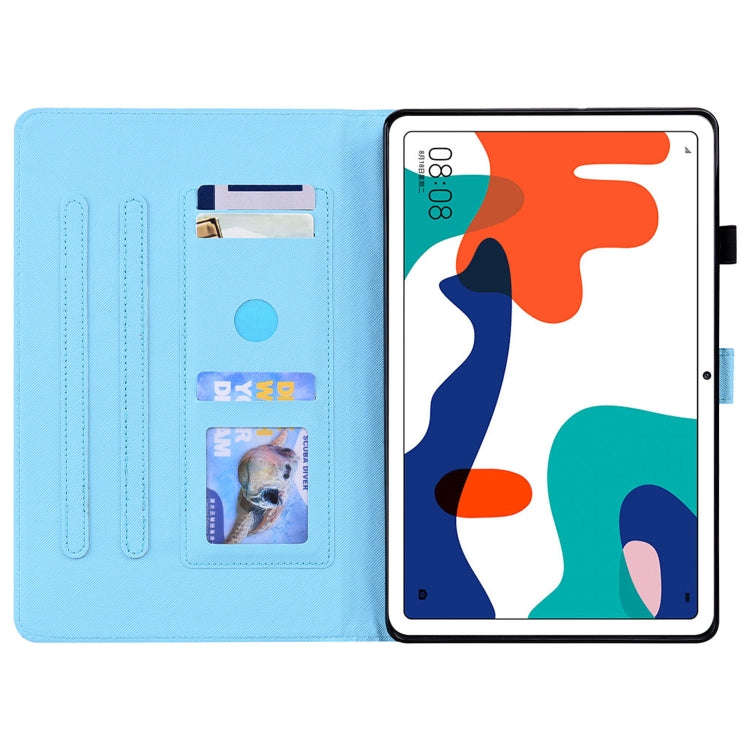 For Huawei MatePad 10.4 Animal Pattern Horizontal Flip Leather Case with Holder & Card Slots & Ph...