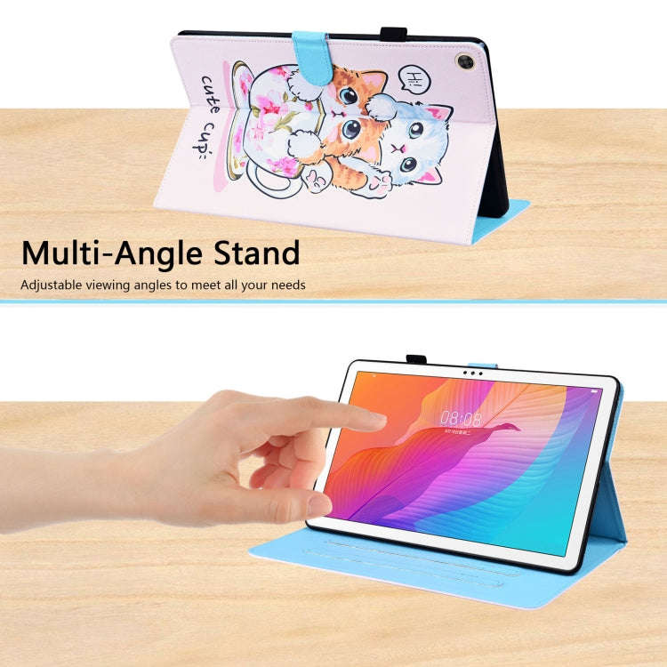 For Huawei MatePad T 10 / T 10s / Honor Enjoy 2 10.1 Animal Pattern Horizontal Flip Leather Case ...