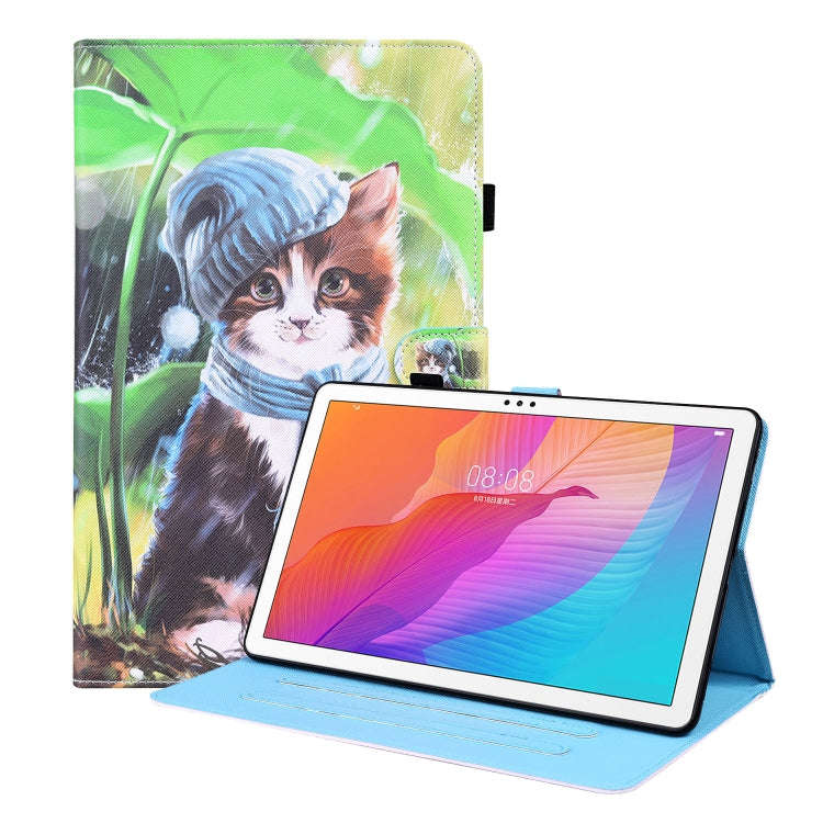 For Huawei MatePad T 10 / T 10s / Honor Enjoy 2 10.1 Animal Pattern Horizontal Flip Leather Case ...
