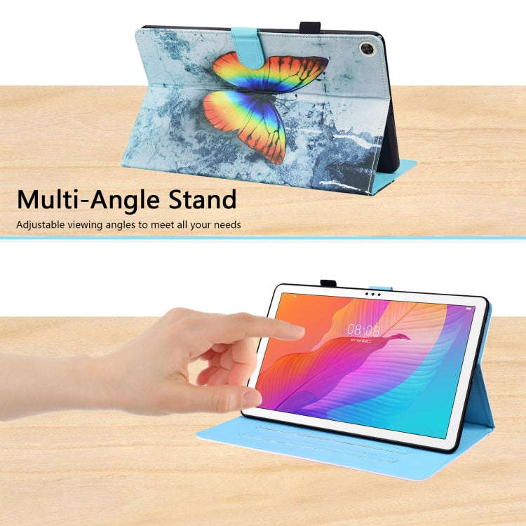 For Huawei MatePad T 10 / T 10s / Honor Enjoy 2 10.1 Animal Pattern Horizontal Flip Leather Case ...