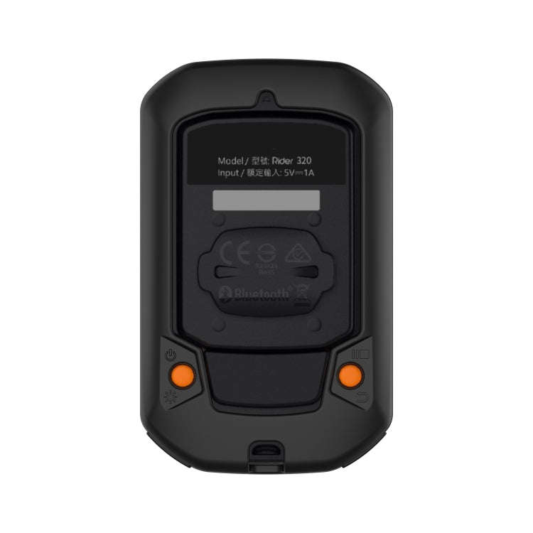 For Bryton Rider 430 / 320 Universal Silicone Protective Case Cover(Black)