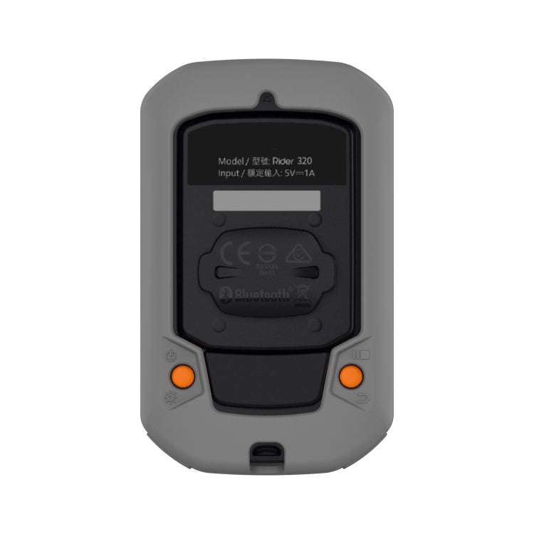 For Bryton Rider 430 / 320 Universal Silicone Protective Case Cover(Grey)