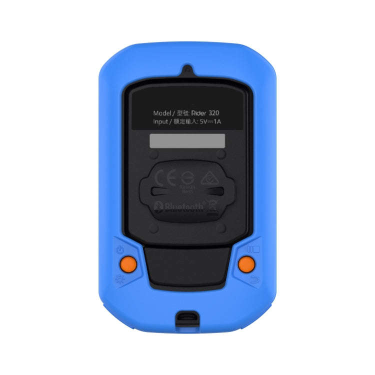 For Bryton Rider 430 / 320 Universal Silicone Protective Case Cover(Dark Blue)