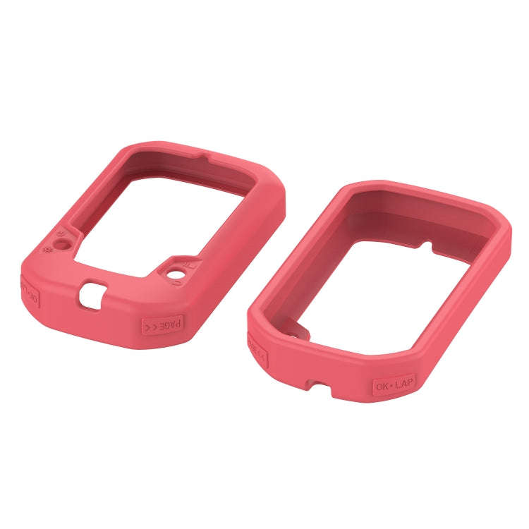 For Bryton Rider 430 / 320 Universal Silicone Protective Case Cover(Peach Red)