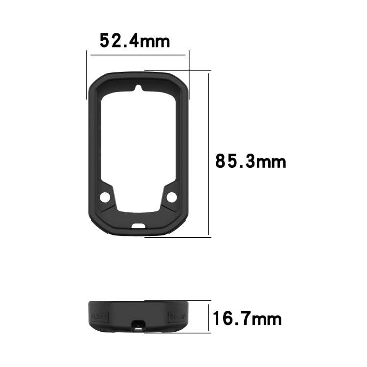 For Bryton Rider 430 / 320 Universal Silicone Protective Case Cover(Dark Blue)