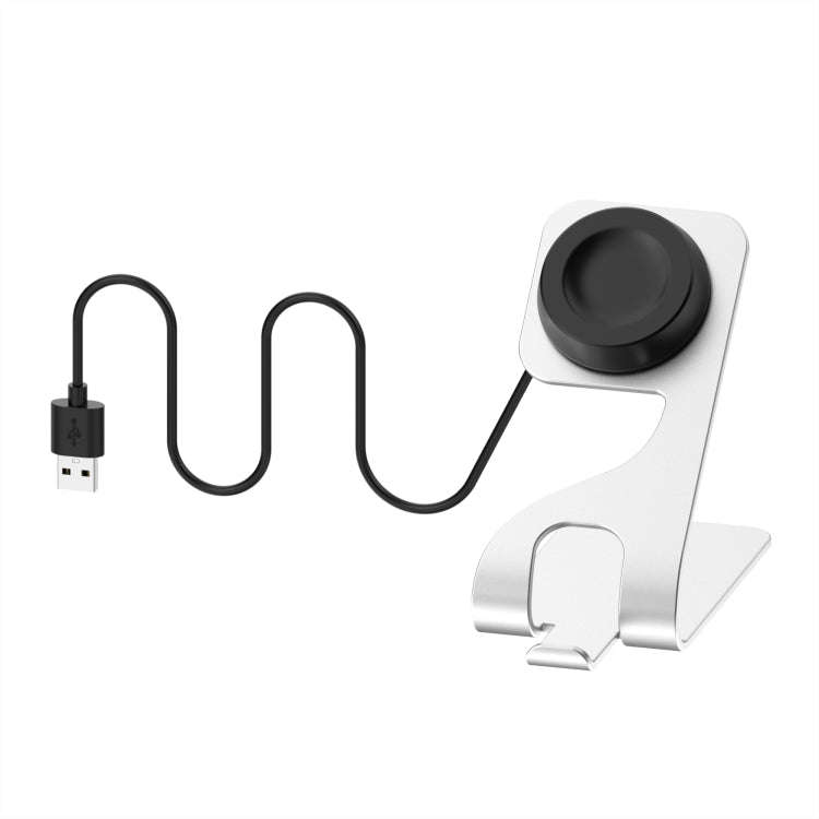For Huawei Watch 3 / 3 Pro Universal Metal Magnetic Charger Holder(Silver)