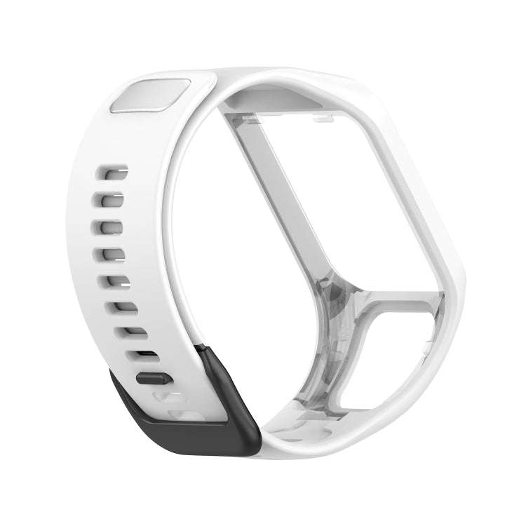 For Tomtom 4 Silicone Watch Band(White)