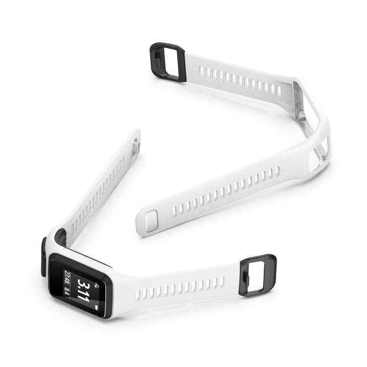 For Tomtom 4 Silicone Watch Band(White)